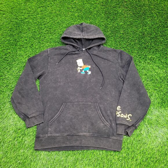 Bart-Simpson Hoodie Small 20x23 Matt-Groening - Picture 2 of 15